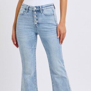 Judy Blue Sky Blue Wide Leg Jeans